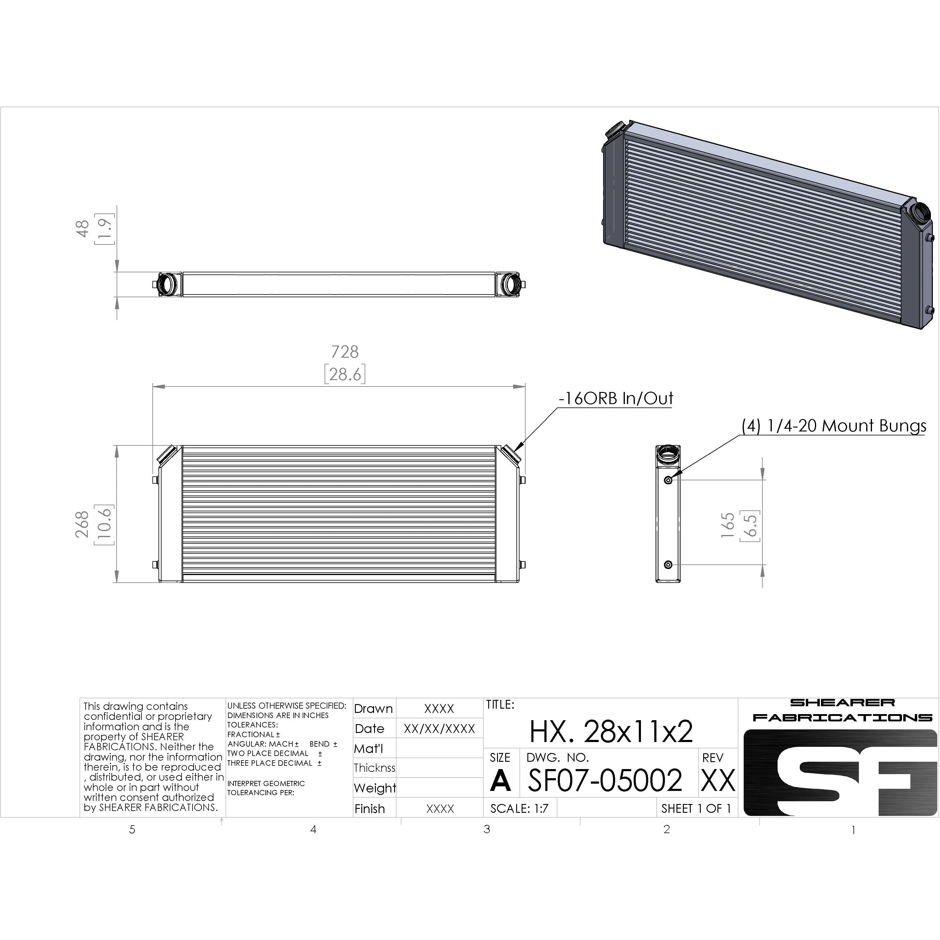 Heat Exchanger Shearer Fabrications Radiator