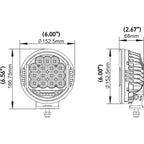 Hella 500 LED Driving Lamp Kit Hella Driving Lights