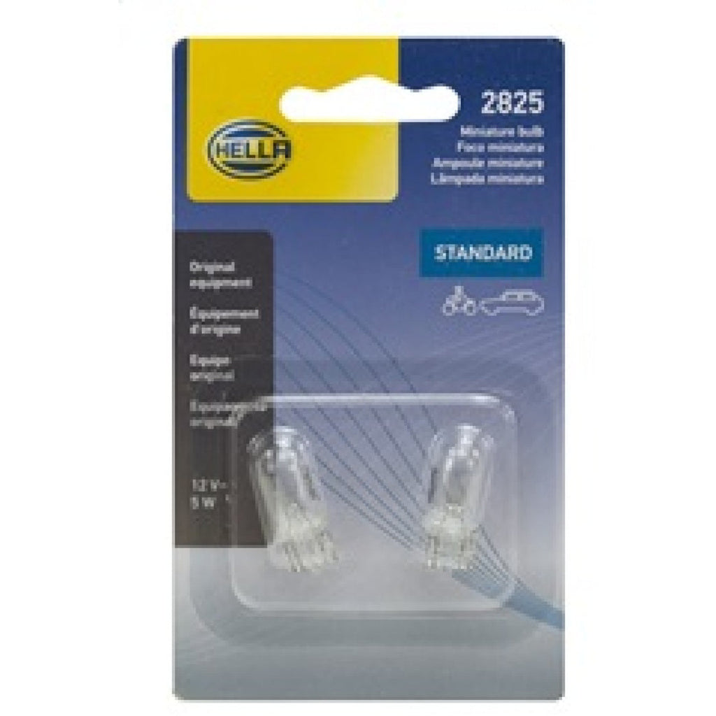 Hella Bulb 2825 12V 5W 4Cp W21X95D T325 (2) Hella Bulbs