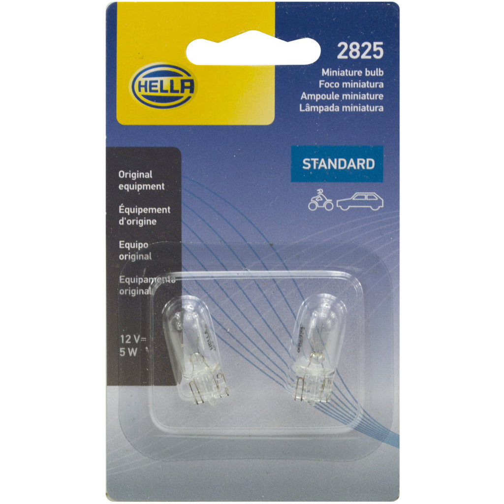 Hella Bulb 2825 12V 5W 4Cp W21X95D T325 (2) Hella Bulbs