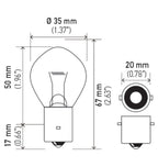 Hella Bulb 635 12V 35W Ba20S B11 F2 (MOQ 10)
