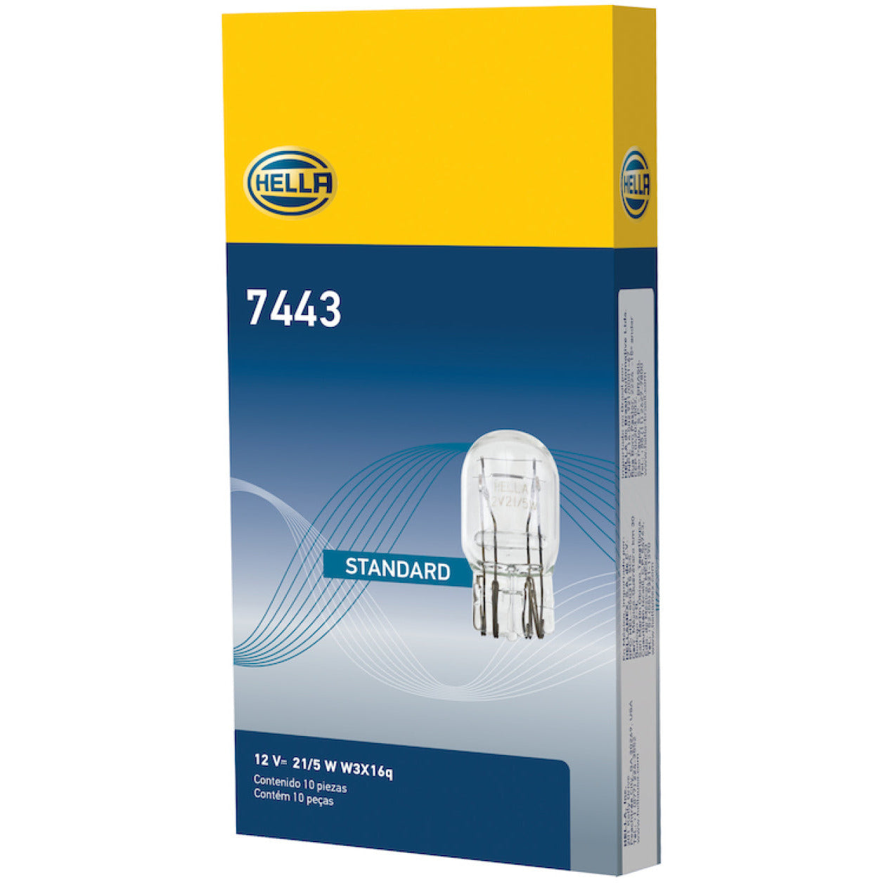 Hella Bulb 7443 12V 21/5W W3X16q T6.5 Hella Bulbs