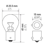 Hella Bulb 7506 12V 21W BA15s S8
