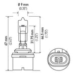 Hella Bulb 887 12V 50W Pg13 T325 Hella Bulbs