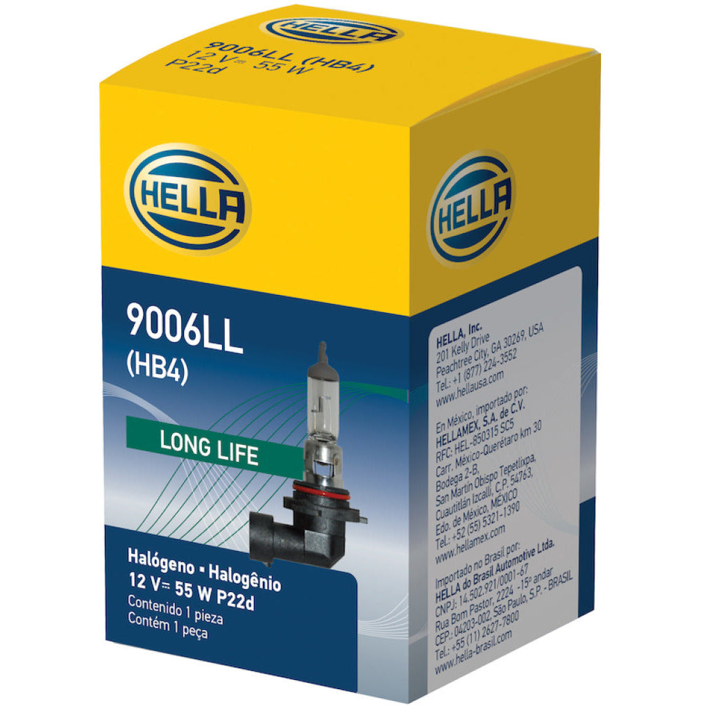 Hella Bulb 9006/HB4 12V 55W P22d T4 LONGLIFE Hella Bulbs