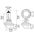 Hella Bulb H11 12V 55W Pgj192 T4 Hella Bulbs