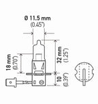 Hella Bulb H3 12V 55W Pk22S T325 Sb