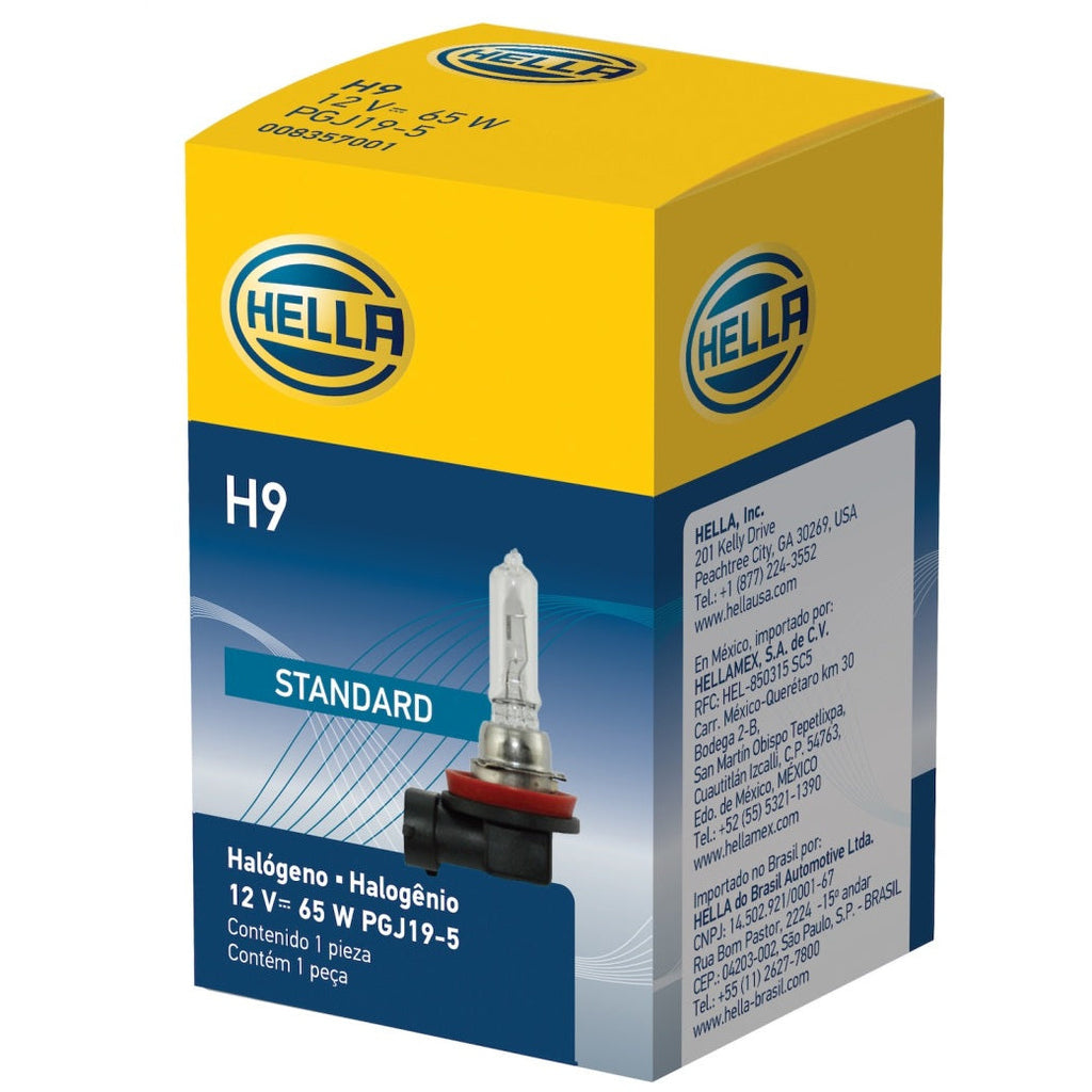 Hella Bulb H9 12V 65W PGJ19-5 T4 Hella Bulbs