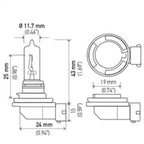 Hella Bulb H9 12V 65W PGJ19-5 T4 Hella Bulbs