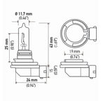 Hella Bulb H9 12V 65W Pgj195 T4 Sb Hella Bulbs