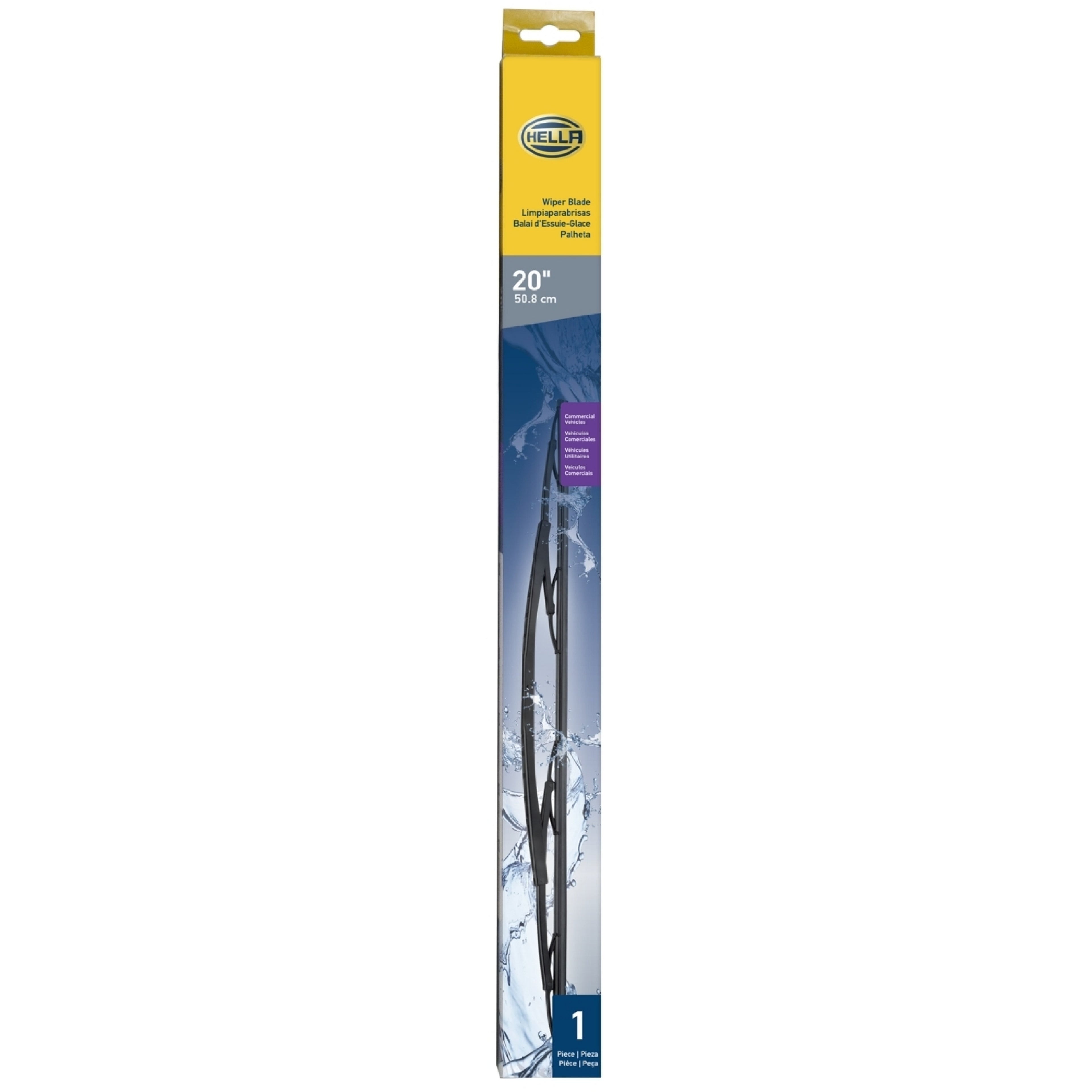 Hella Commercial Wiper Blade 20in - Single Hella Exterior Trim