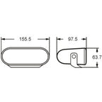 Hella FF75 Series H7 12V/55W Hallogen Fog Lamp Kit Hella Driving Lights