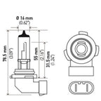 Hella H10 12V 42W Xen White Bulb (Pair) Hella Bulbs