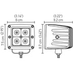Hella HVF Cube 4 LED Off Road Kit Hella Light Bars & Cubes