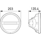 Hella Headlamp INSERT GR 1F8 Hella Light Covers and Guards