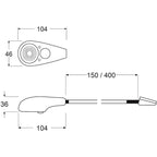 Hella Interiorlamp 150 Bic Md931V Black 2Ja Hella Interior Lighting