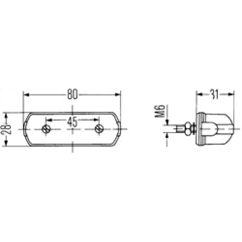Hella Lamp K Black 2Ka Hella Work Lights
