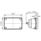 Hella Module 164 x 103mm H4 12V ECE Universal Lamp Hella Driving Lights
