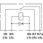 Hella Relay 12V 20/40A Spdt Dio Hella Light Accessories and Wiring