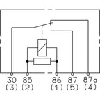 Hella Relay 12V 20/40A Spdt Res Sld Hella Light Accessories and Wiring