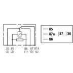 Hella Relay Micro Iso 5 Pole 12V Spst Res Hella Light Accessories and Wiring