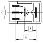Hella Relay Micro Iso 5 Pole 12V Spst Res Hella Light Accessories and Wiring