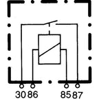 Hella Relay Mini Iso 4 Pole 12V Spst Hella Light Accessories and Wiring