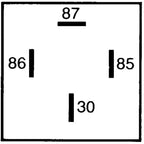 Hella Relay Mini Iso 4 Pole 12V Spst Hella Light Accessories and Wiring