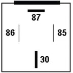 Hella Relay Mini Power Iso 4 Pole 12V Spst Res Bkt Hella Light Accessories and Wiring