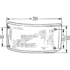 Hella Reversing Lamp 2Zr Hella Light Accessories and Wiring
