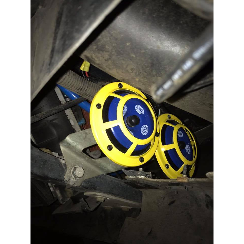 Hella Sharptone Horn Kit 12V 415/350Hz Yellow (3BB922000731 = H31000001) (Min Qty 360) Hella