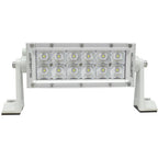 Hella Value Fit 8in Light - 36W Dual Row White Housing Flood Beam - LED Hella Light Bars & Cubes