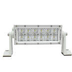 Hella Value Fit 8in Light - 36W Dual Row White Housing Flood Beam - LED Hella Light Bars & Cubes