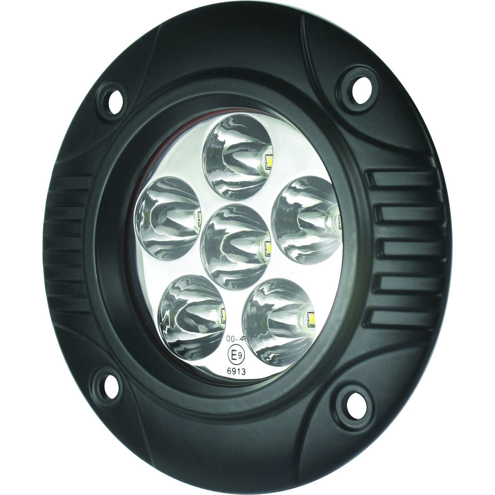 Hella Value Fit 90mm 6 LED Light - FLSH Off Road Spot Light Hella Light Bars & Cubes