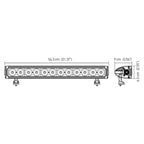 Hella Value Fit Design 12in LED Light Bar - Combo Beam Hella Light Bars & Cubes