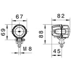 Hella Work Lamp Na 0Gr Md1242 Dt M50 1G0 Hella Work Lights