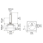 Hella Xenon D1S Bulb PK32d-2 85V 35W 5000k Hella Driving Lights