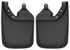 Husky Liners 2016 Toyota Tacoma w/ OE Fender Flares Custom Molded Rear Mud Guards - Black