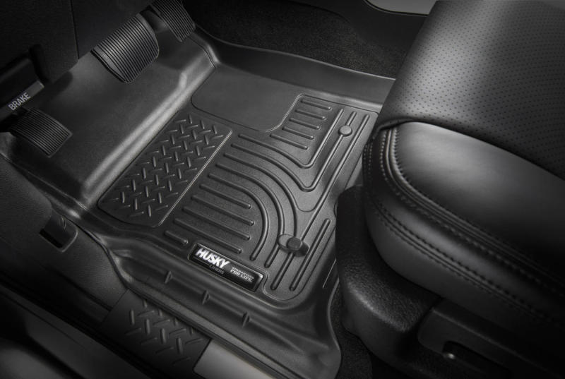 Husky Liners 2017 Honda Ridgeline WeatherBeater 2nd Row Black Floor Liners