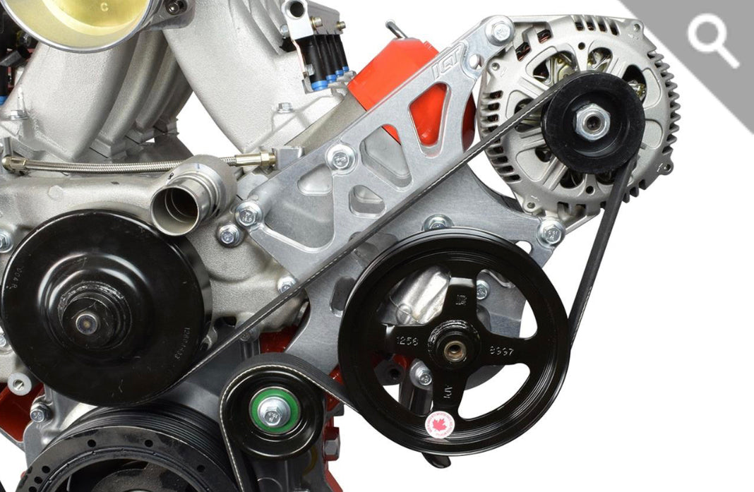 ICT Billet Alternator/Power Steering Bracket Kits 551521X-1