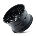 ION Type 141 17x9 / 5x114.3 BP / 18mm Offset / 87mm Hub Gloss Black Milled Wheel