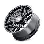 ION Type 146 17x9 / 8x170 BP / 0mm Offset / 125.2mm Hub Matte Black W/Machined Dart Tint Wheel