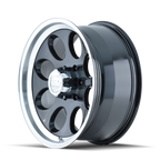 ION Type 171 16x8 / 8x170 BP / -5mm Offset / 130.8mm Hub Black/Machined Wheel