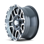 ION Type 179 17x8 / 6x127 BP / 10mm Offset / 78.3mm Hub Black/Machined Wheel