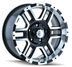 ION Type 179 17x9 / 8x165.1 BP / 0mm Offset / 130.8mm Hub Black/Machined Wheel