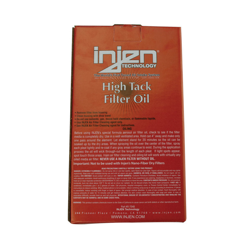 Injen Pro Tech Charger Kit (Includes Cleaner and Charger Oil - Aerosol) Cleaning Kit