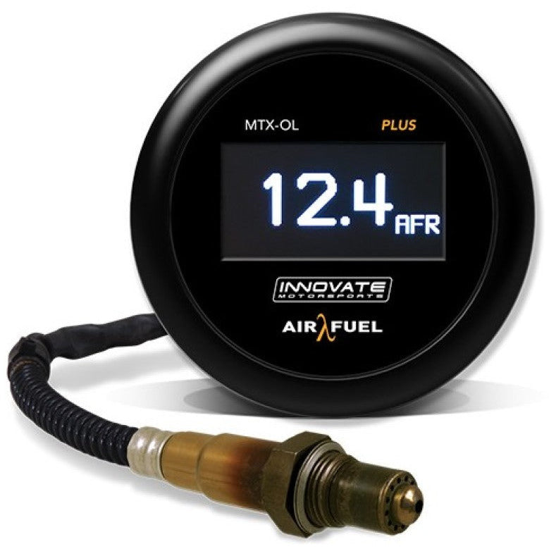 Innovate MTX-OL PLUS Wideband Digital Air/Fuel Ratio OLED Gauge Kit 3ft w/O2 Sensor Innovate Motorsports Gauges