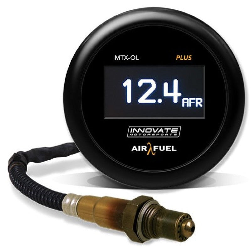 Innovate MTX-OL PLUS Wideband Digital Air/Fuel Ratio OLED Gauge Kit 8ft w/O2 Sensor Innovate Motorsports Gauges