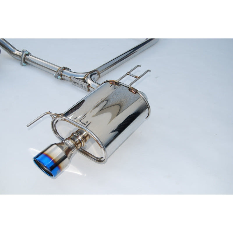 Invidia 04-08 Acura TSX Q300 Rolled Titanium Tip Cat-Back Exhaust Invidia Catback