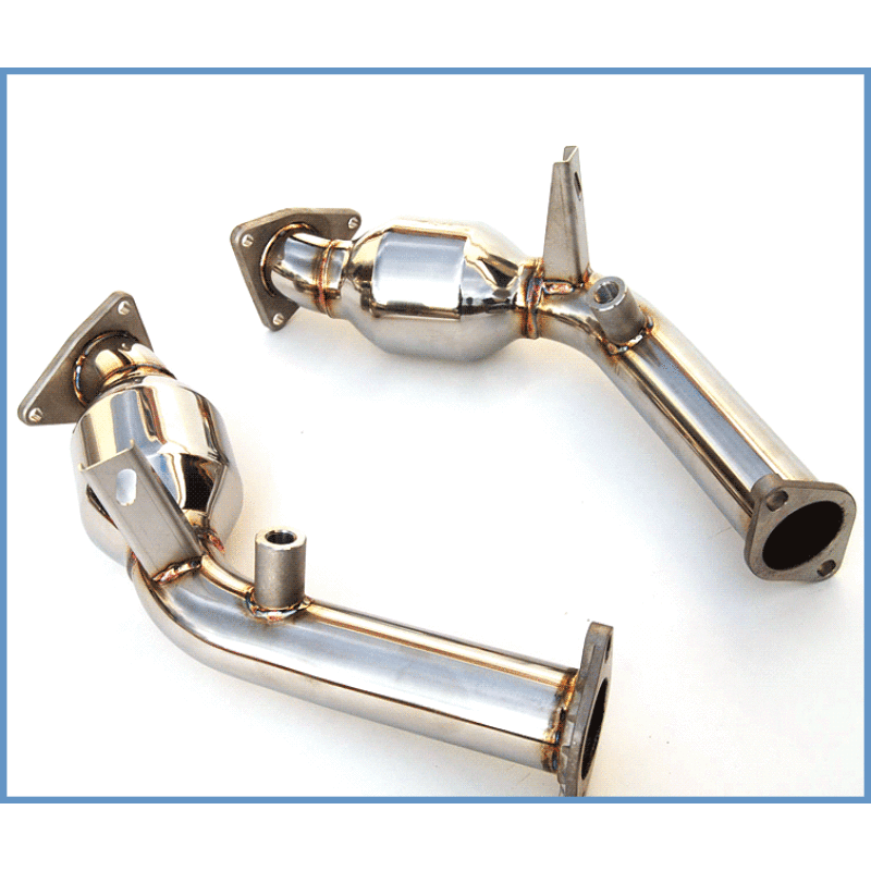 Invidia 09+ Nissan 370Z / Infiniti G37 60mm High Flow Cat w/ Bracket Invidia Connecting Pipes